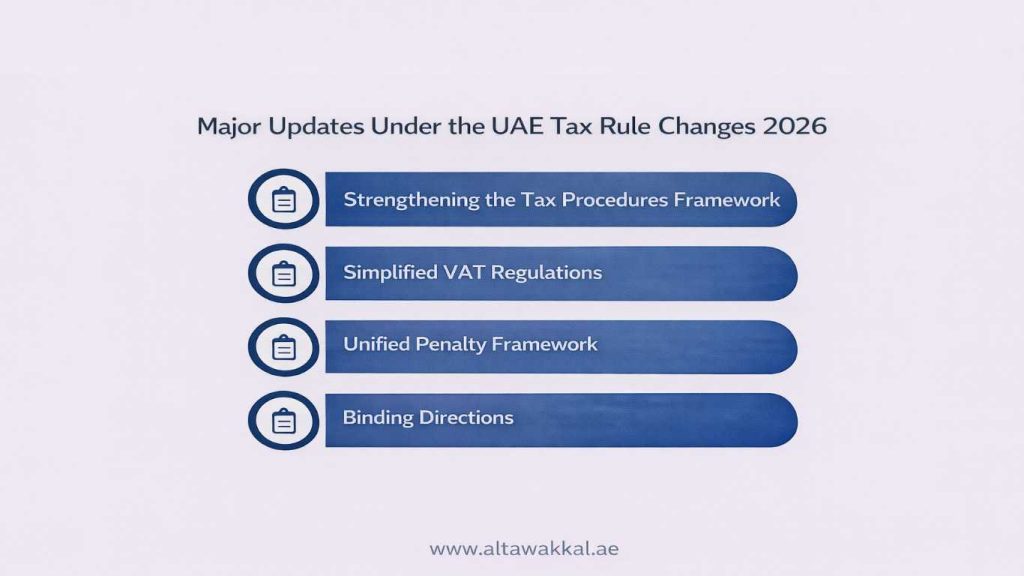 major updates uae tax rule changes